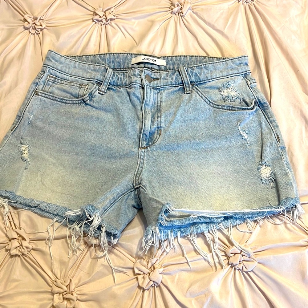 Cutoff joes jeans light wash shorts